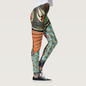 Fishy Abstracte achtergrond Leggings (Rechts)