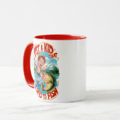 Fishy Adventure: gewoon een Kind dat houdt van vis Mok (Voorkant links)