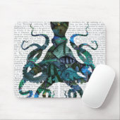 Fishy Blue Octopus Muismat (Met muis)