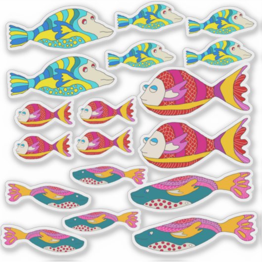 FISHY Decals! Sticker (Voorkant)