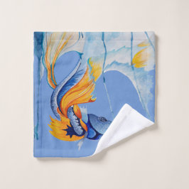 Fishy Face Towel Washandje