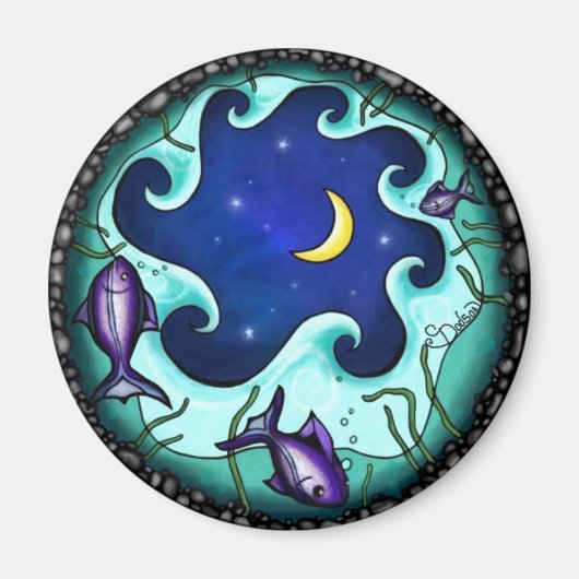 Fishy Fishy Magneet (Voorkant)