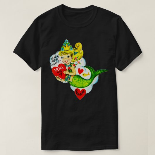 Fishy Mermaid Valentijn T-shirt (Design voorkant)