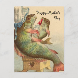 Fishy Moederdag Briefkaart