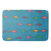 Fishy Pattern Bath Mat (Voorkant)