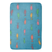 Fishy Pattern Bath Mat (Voorkant Verticaal)