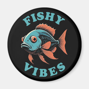 Fishy Vibes - Grappige vis Magneet