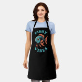 Fishy Vibes - Grappige vis Schort (Gedragen)