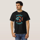 Fishy Vibes - Grappige vis T-shirt (Voorkant volledig)