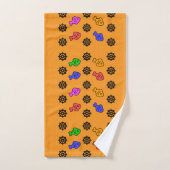 Fishy Wheels Kids Hot Orange Bad Handdoek (Handdoek)