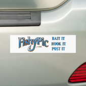 FishyPic Bumpersticker (Op auto)