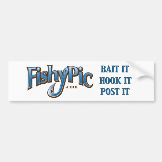FishyPic Bumpersticker (Voorkant)