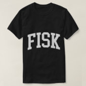 Fisk Athletic Arch College University Alumni T-shirt (Design voorkant)