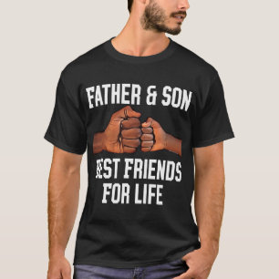 Fist Bump Black Mannen African American Fathers Da T-shirt