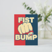 Fist Bump Briefkaart (Staand voorkant)