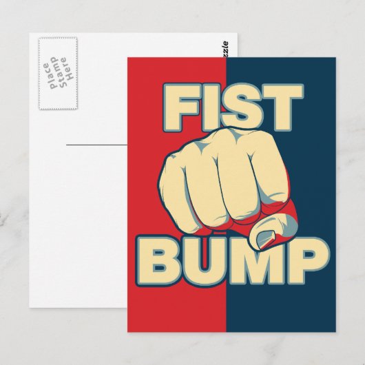 Fist Bump Briefkaart (Voorkant / Achterkant)