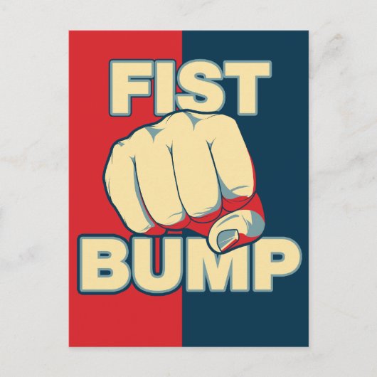 Fist Bump Briefkaart (Voorkant)