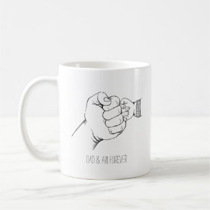 Fist Bump Eerste Vaderdag Mok - Aangepast cadeau
