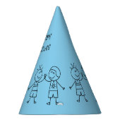 FIST BUMP gelukkige verjaardag Feesthoedjes (Rechts)