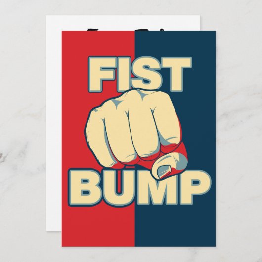 Fist Bump Kaart (Voorkant / Achterkant)