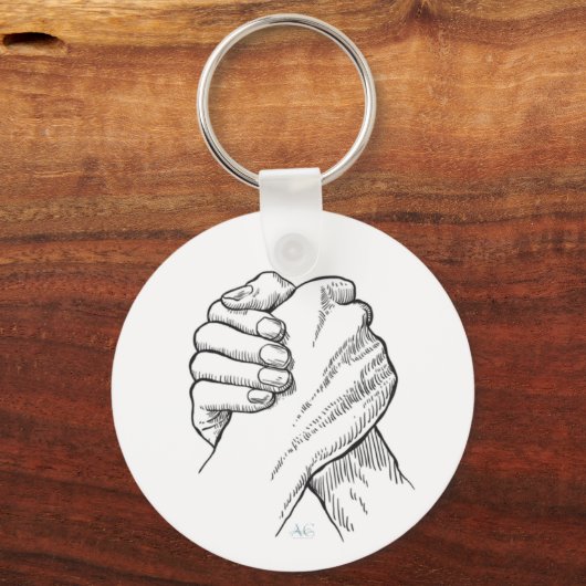 Fist Bump Sleutelhanger (Achterkant)