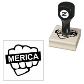Fist Bump voor Amerika Rubberstempel (Gestempeld)