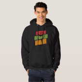 Fist Hand Black History Month Afro African Pride M Hoodie (Voorkant volledig)