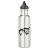 Fist of Faith White, Black Edgy Drawing Waterfles (Links)