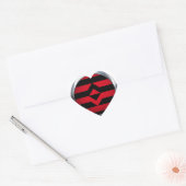 FIST PRIDE MEDAILLON HART STICKER (Envelop)