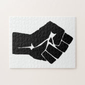 Fist, Rebel, Riot, Resistance, Communist Style Legpuzzel (Horizontaal)