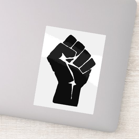 Fist, Rebel, Riot, Resistance, Communist Style Sticker (Detail)