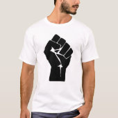 Fist, Rebel, Riot, Resistance, Communist Style T-shirt (Voorkant)