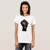 Fist, Rebel, Riot, Resistance, Communist Style T-shirt (Voorkant volledig)