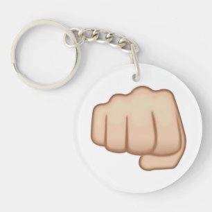 Fisted Hand Sign Emoji Sleutelhanger