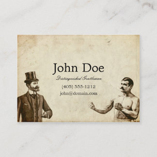 Fisticuffs Calling Card Contactkaartje