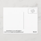 Fistral Beach Newquay Cornwall England Briefkaart (Achterkant)