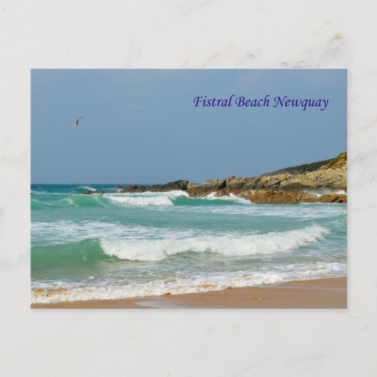 Fistral Beach Newquay Cornwall England Briefkaart (Voorkant)