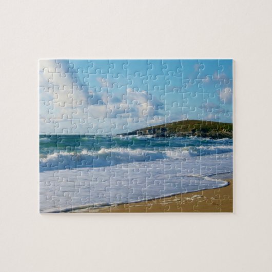 Fistral Beach Newquay Cornwall England Legpuzzel (Horizontaal)