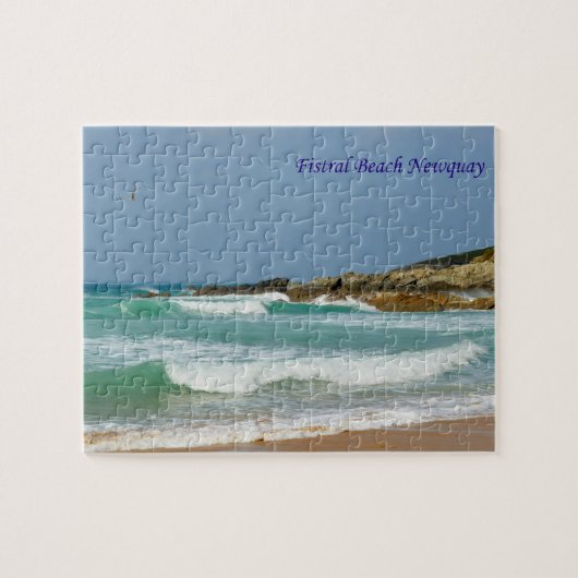 Fistral Beach Newquay Cornwall England Legpuzzel (Horizontaal)