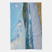 Fistral Beach Newquay Cornwall England Theedoek (Verticaal)
