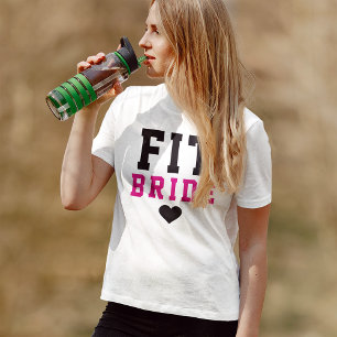 Fit Bruid Toekomstige Mevrouw Trouw Gym Dames T-shirt