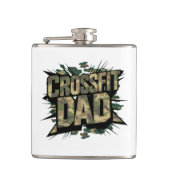 Fit Father Explosive Camouflage CrossFit Flask Heupfles (Voorkant)