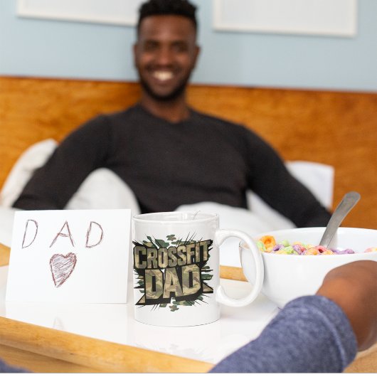 Fit Father Explosive Dark Camouflage Crossfit Mok