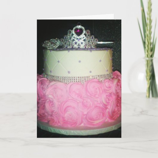 "Fit for a Princess" Verjaardag Kaart (Voorkant)