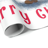 Fit Kerstman Grappig Kerstinpakpapier Cadeaupapier (Rol Hoek)