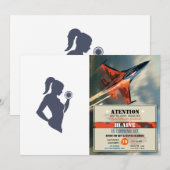 Fit meisje dat een dumbbell tilt kaart (Voorkant / Achterkant)