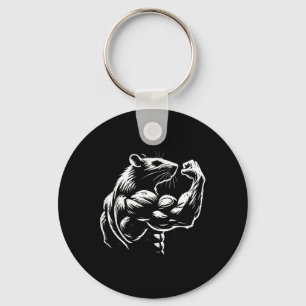 Fit Rat Gewichtstraining Deadlift Gym Gewichtheffe Sleutelhanger