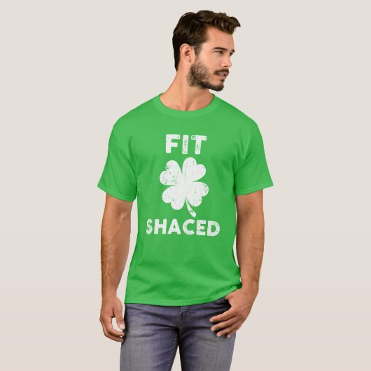 Fit Shaced St Patrick's Day T-shirt (Voorkant volledig)