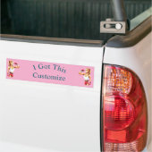 Fit vrouwelijke bokser Thunder_Cove Bumpersticker (Op Truck)