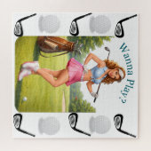 Fit vrouwelijke golfer Thunder_Cove Legpuzzel (Horizontaal)